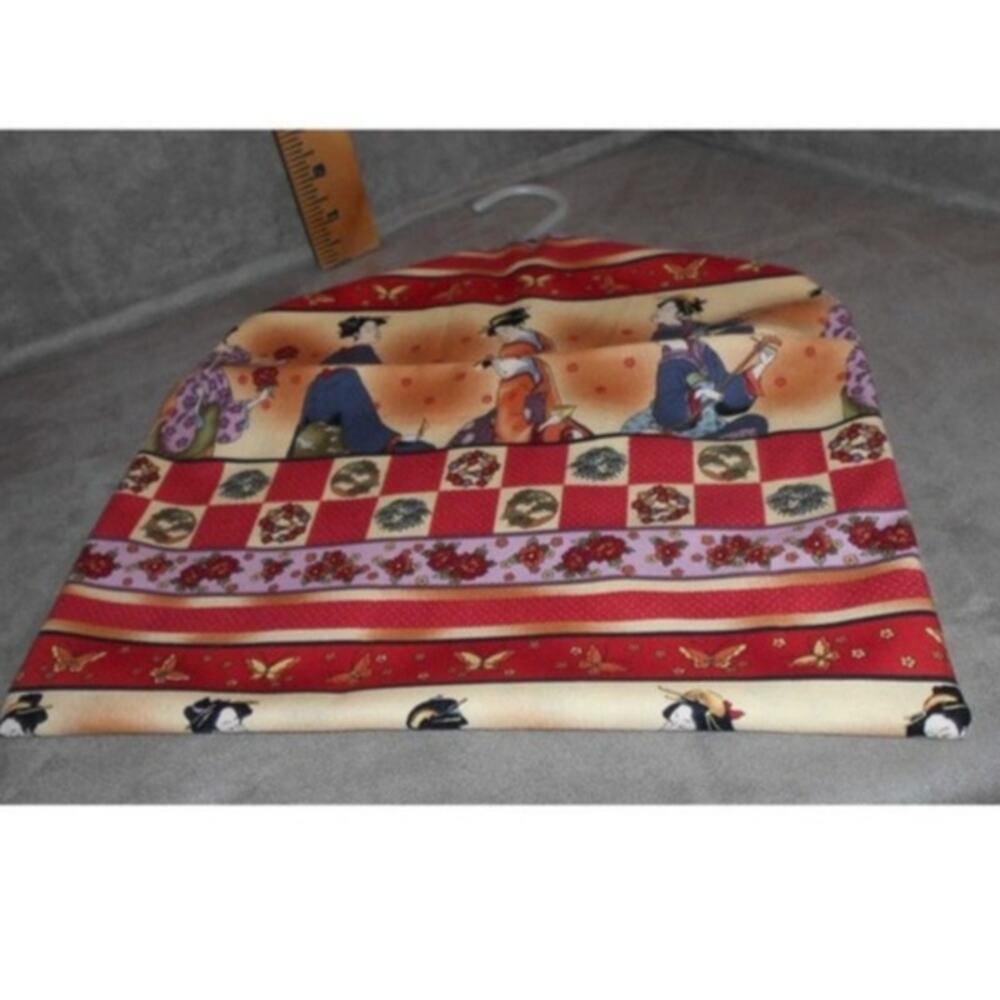 Asian Themed Clothespin Bag Handmade Hanger Bag Japanese Print